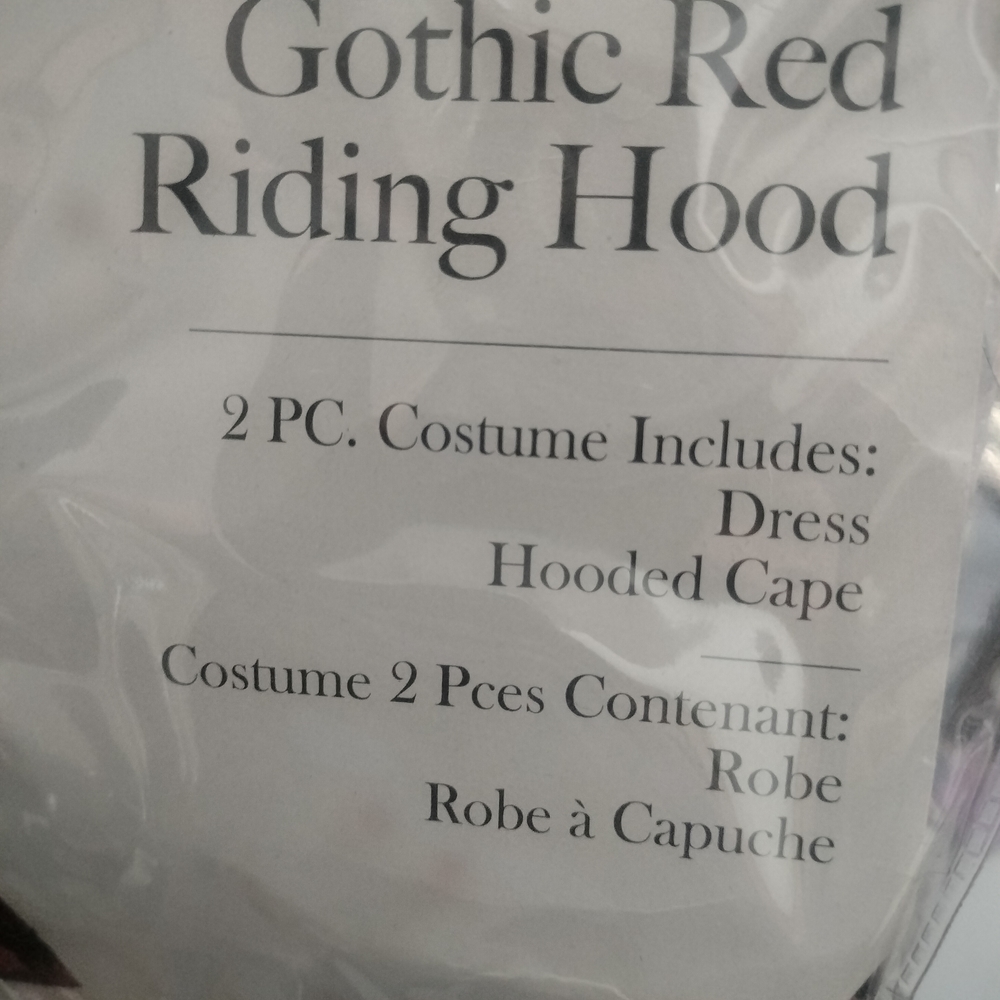 NEW Leg Avenue Sexy Gothic Red Riding Hood Costume 1X 2 X Cosplay - Picture 7 of 9